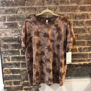 Lululemon all yours tee brown size 12